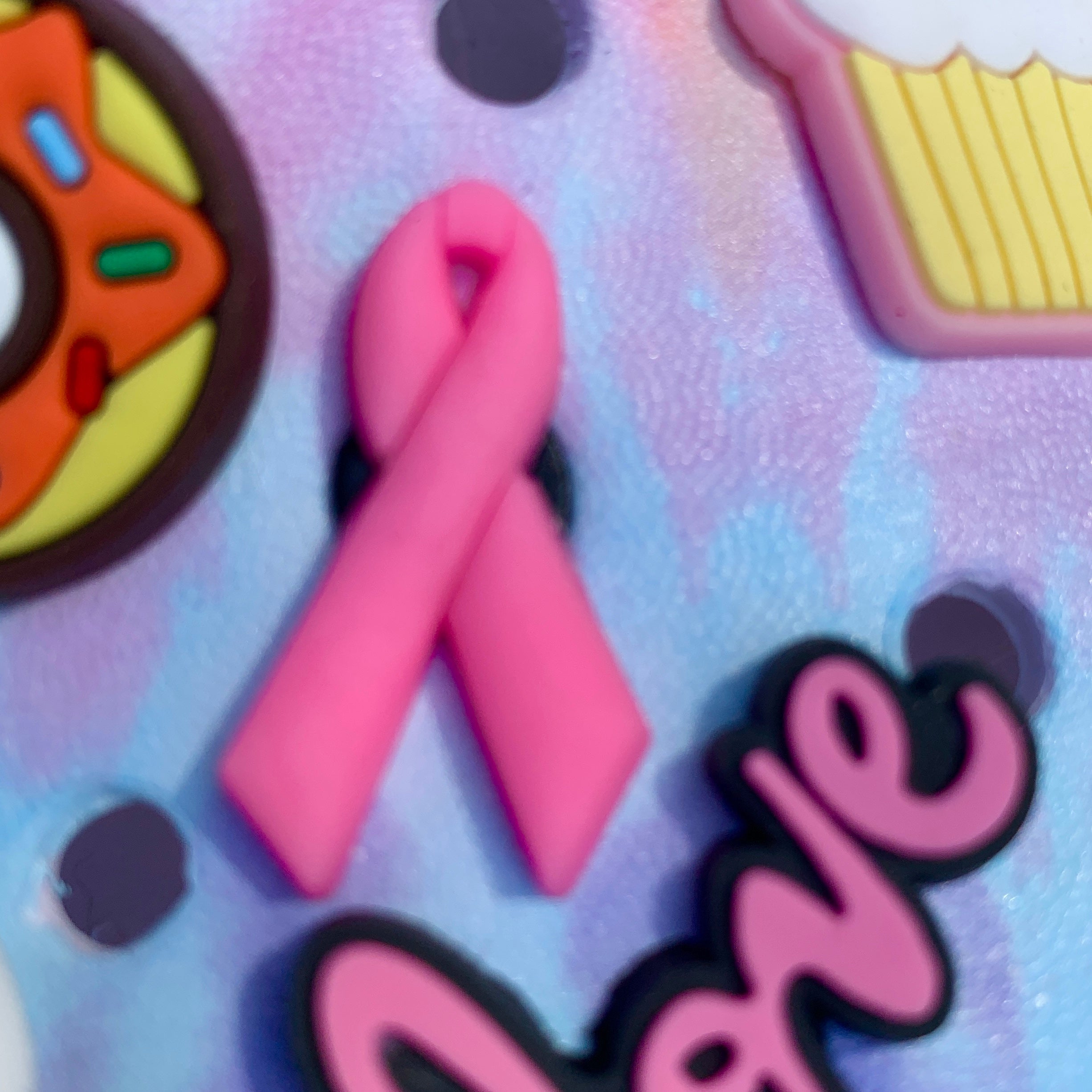SHOE CHARMS - PINK RIBBON - ShoeNami