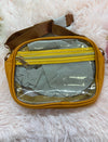 LOUISE CLEAR CROSS BODY BAG ORANGE
