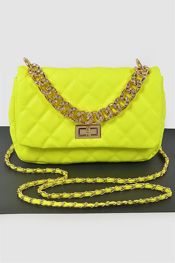 KAITLYN BAG/HPC5006 Neon Yellow - ShoeNami