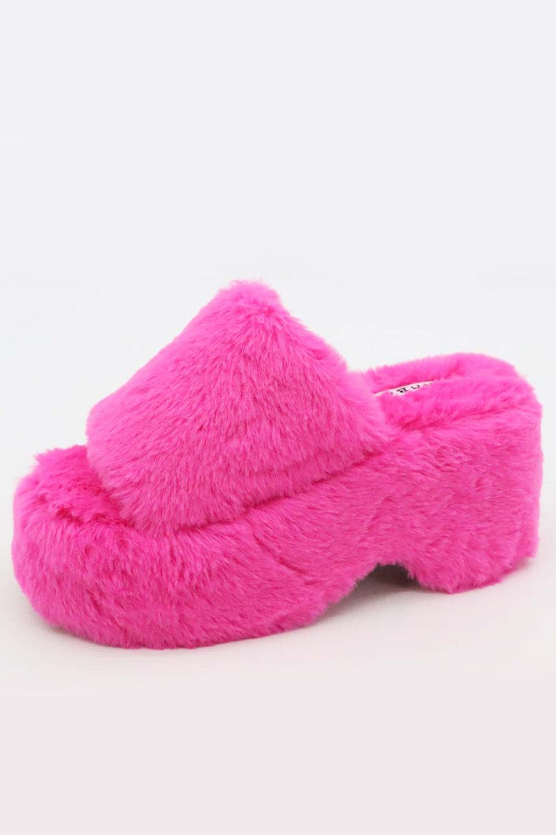 FUZZY-01 Hot Pink - ShoeNami
