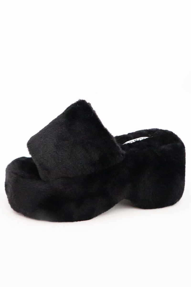 FUZZY-01 Black - ShoeNami
