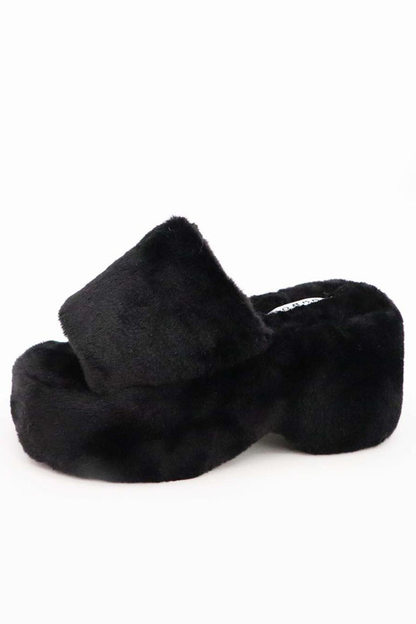 FUZZY-01 Black - ShoeNami