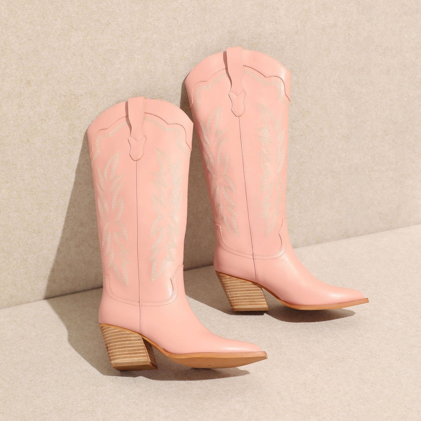 INDIGO Pink Cowboy Boot
