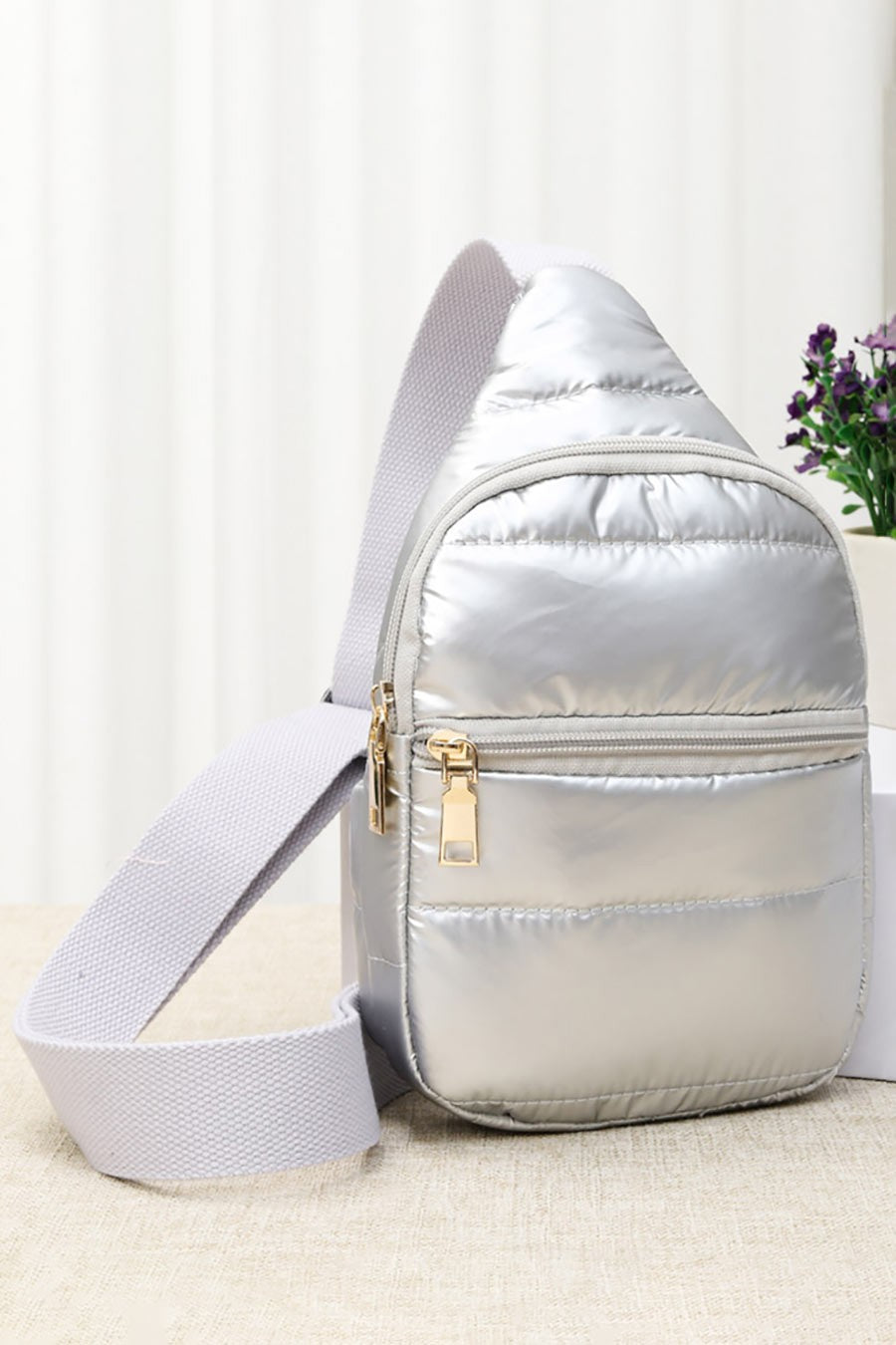 SATURN RINGS BAG/TG10289 Silver - ShoeNami