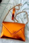 DONNA BAG/2217 Orange Metallic - ShoeNami