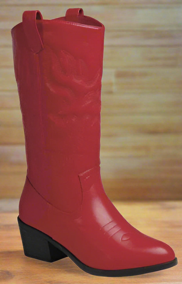 WESTERN-18K KIDS Red - ShoeNami