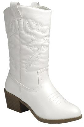 WESTERN-18K KIDS White - ShoeNami