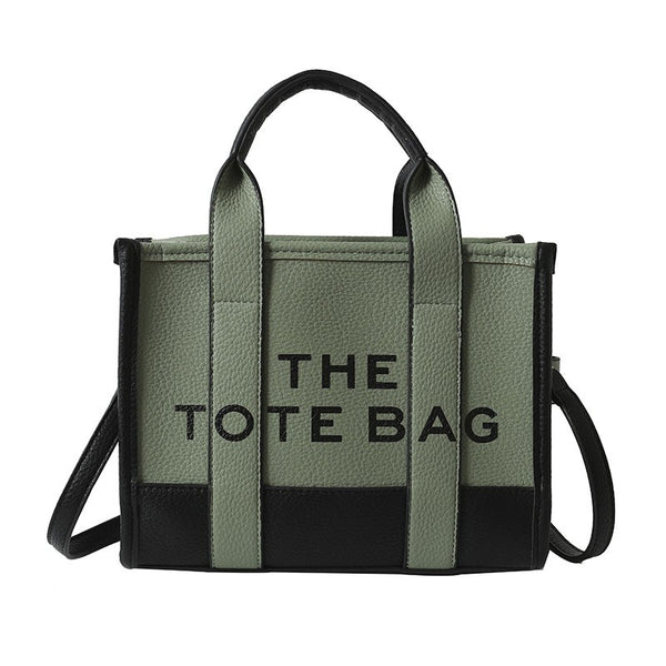 THE TOTE TWO TONE/8902 Olive Green - ShoeNami