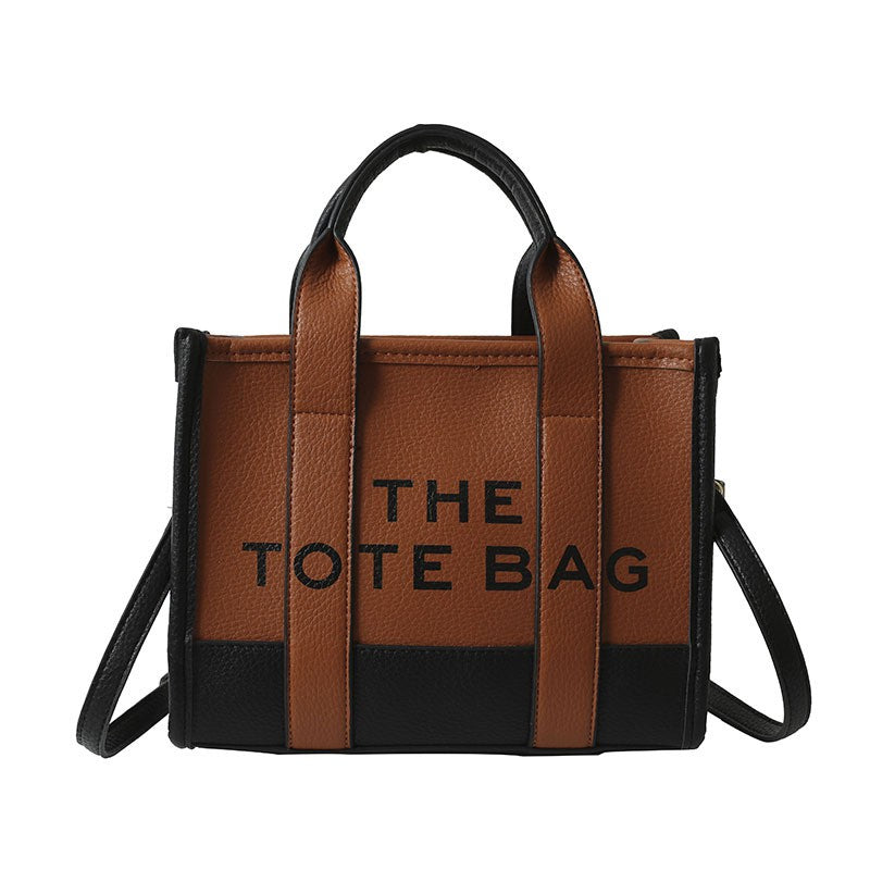 THE TOTE TWO TONE/8902 Brown - ShoeNami