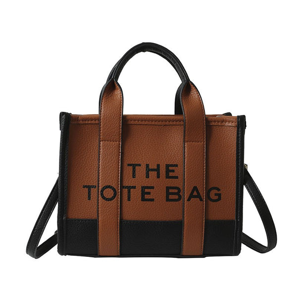 THE TOTE TWO TONE/8902 Brown - ShoeNami