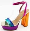 STUNNING-38 Purple Multi Metallic - ShoeNami