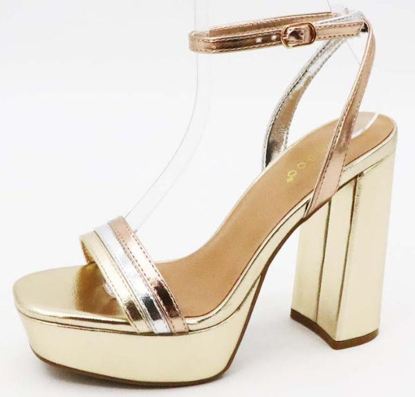 STUNNING-38 Gold Silver Multi - ShoeNami