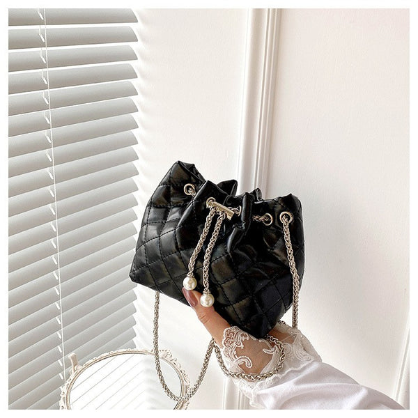 TRISTA BUCKET BAG Black - ShoeNami