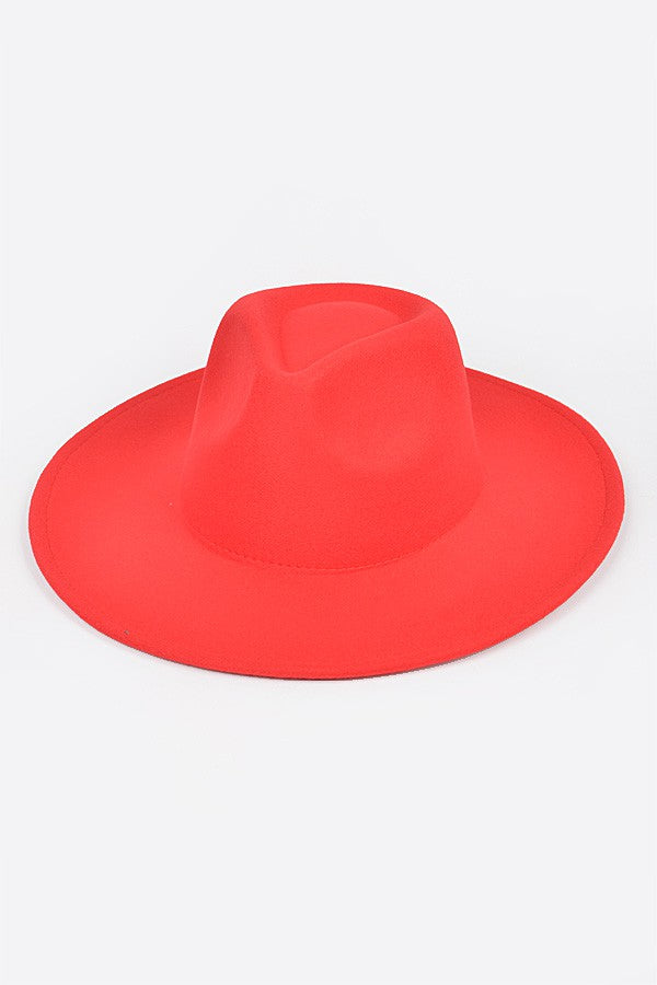 RELIABLE FEDORA HAT/AMH1747 Red - ShoeNami