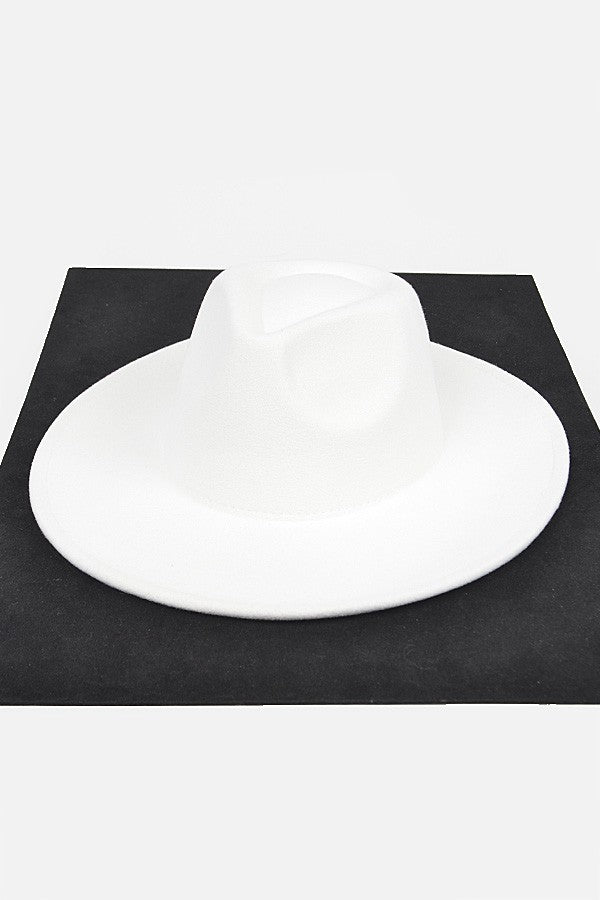 RELIABLE FEDORA HAT/AMH1747 White - ShoeNami