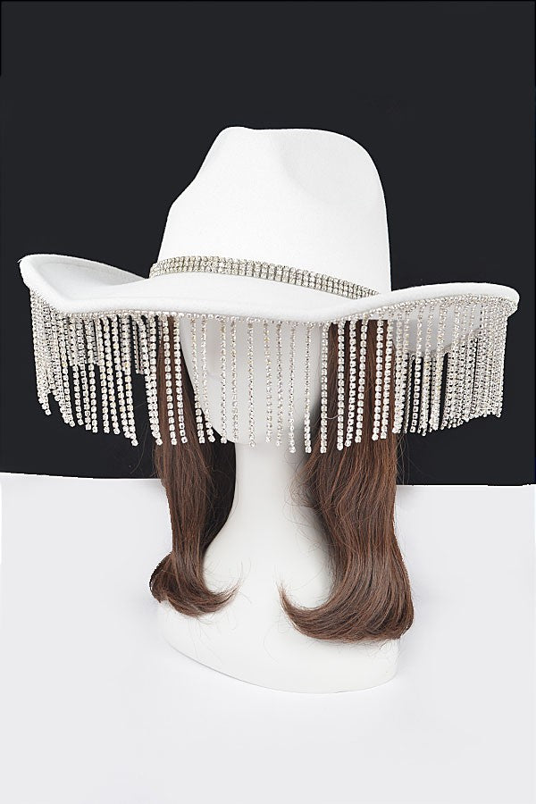 RENAISSANCE FEDORA HAT/AMH1768 White - ShoeNami