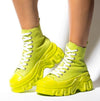 THROW IT UP Lime - ShoeNami