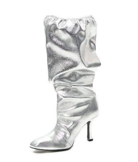 SLIDE THROUGH Silver - ShoeNami