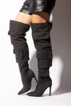 HUNTER Black Denim - ShoeNami