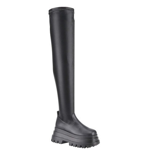 ALLIN-1 Black Faux Leather - ShoeNami
