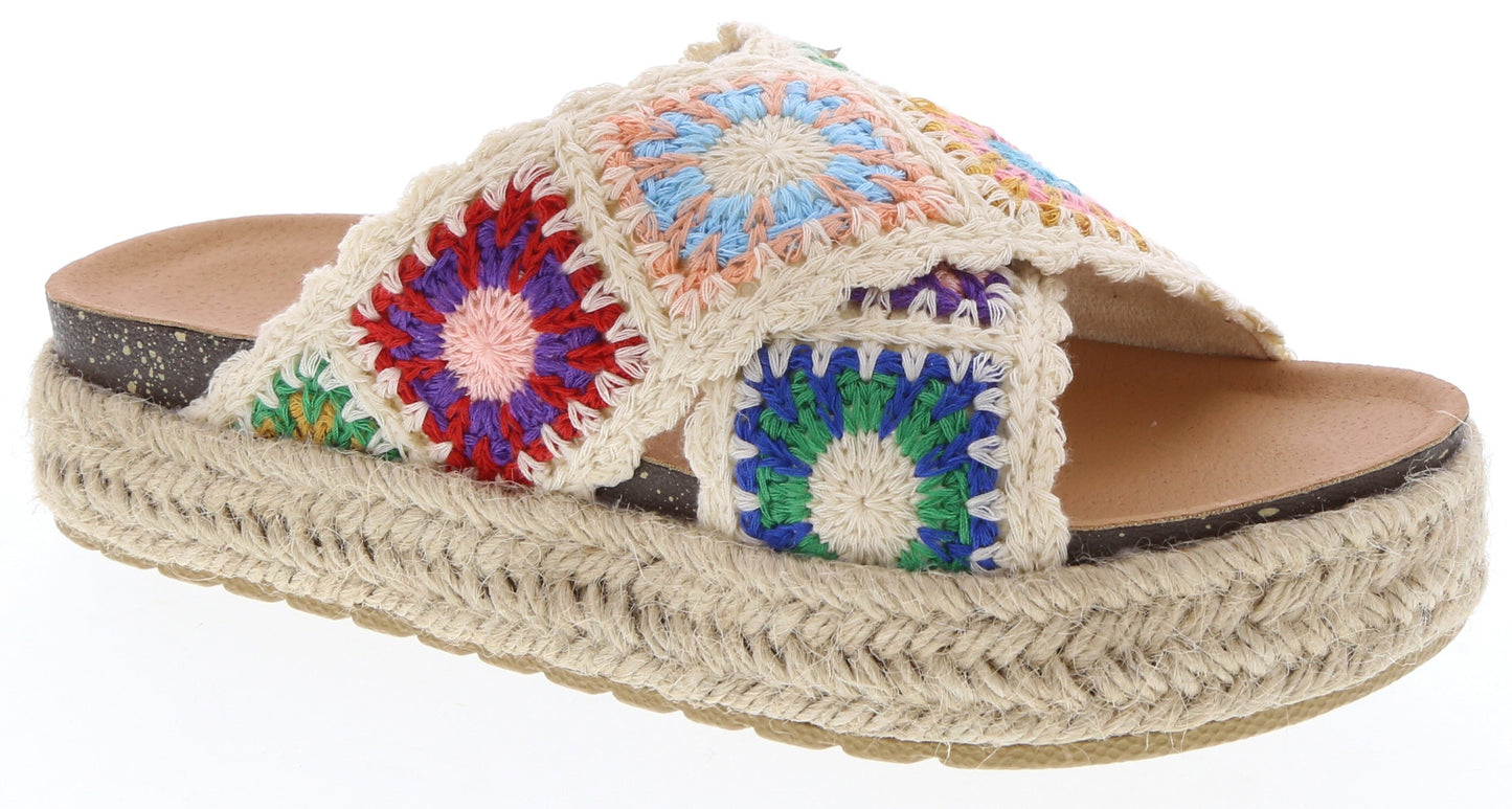 ATHENS-27 Beige Multi - ShoeNami