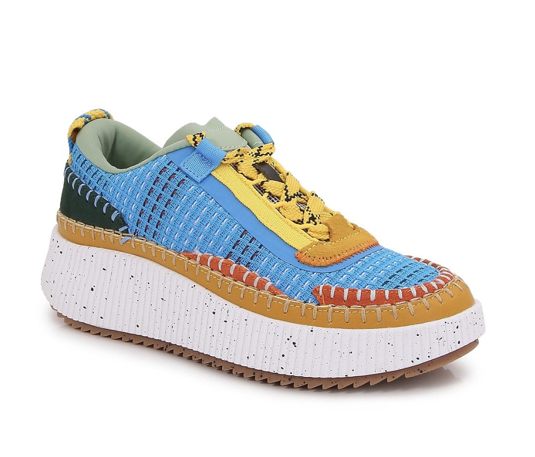 WILLOW Blue Yellow Mustard Combo Multi - ShoeNami