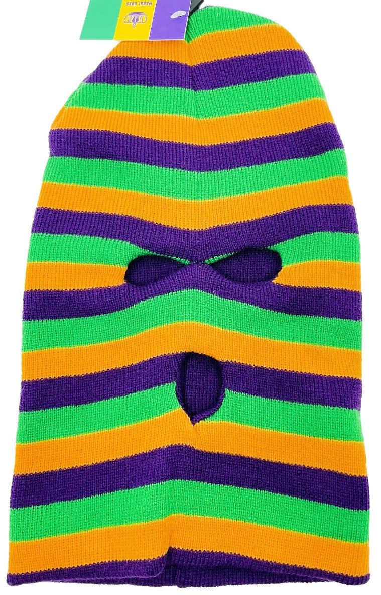 SKI MASK ROLL UP CAP MARDI GRAS - ShoeNami
