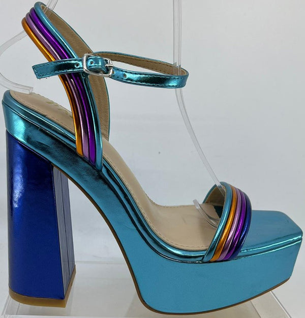 RETRO-01 Blue Multi - ShoeNami