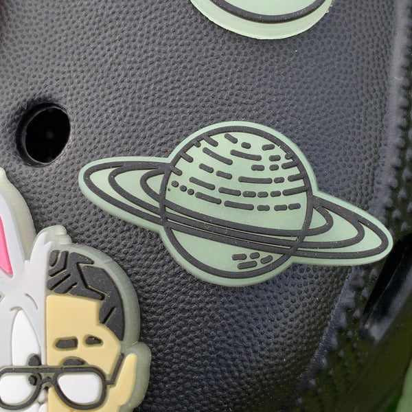 SHOE CHARMS - GLOW IN DARK PLANET - ShoeNami