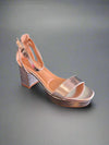 NEWDAY-03 Silver
Silver Metallic Faux Leather
- Block Heel
- Ankle Strap Heel
Platform approx 1"