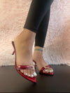 SATURN Cherry Red Kitten Heel