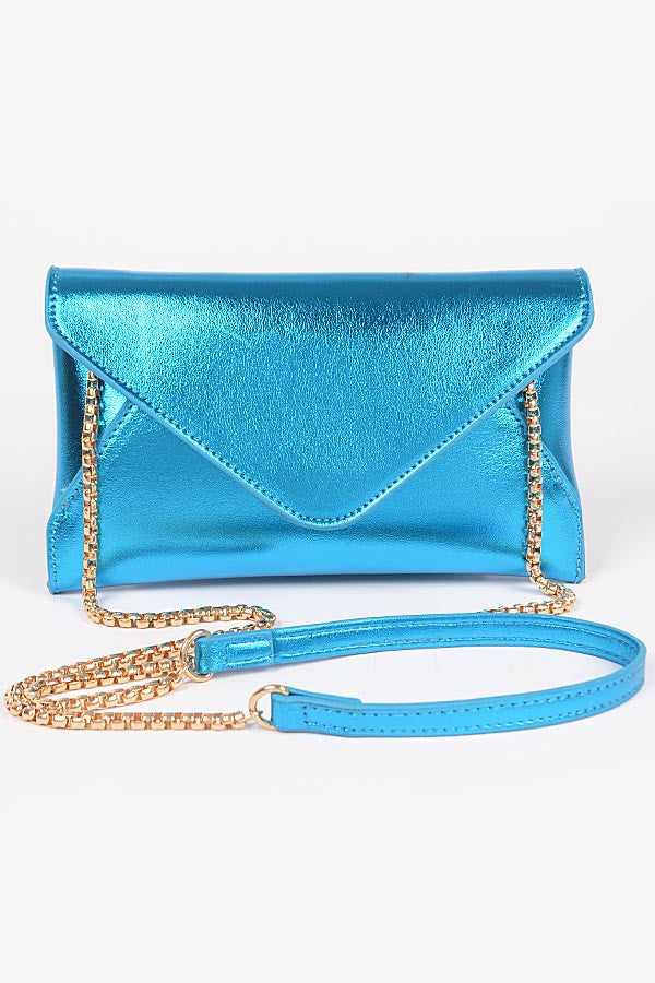 DONNA BAG/2217 Blue Metallic - ShoeNami