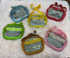 LOUISE CLEAR CROSS BODY BAG LIME GREEN