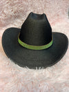 BLING HAT BAND GREEN, band only