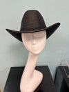 Jessie Shiny Cowboy Hat Black