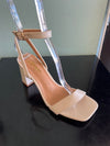 INES-5
- White Faux Leather
- Block Heel
- Ankle Strap