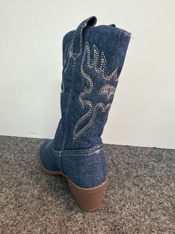 WESTERN-18K KIDS Blue Denim