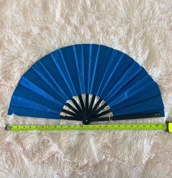 SHIMMER METALLIC FAN BLUE