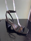 INES-5
- Black Faux Leather
- Block Heel
- Ankle Strap