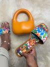 Liliana MINDEE-2 multi
- Floral Multi Print Flat Sandal Slide
- Square Open Toe
- Slip-On Slide