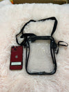 THELMA CLEAR CROSS BODY BAG BLACK