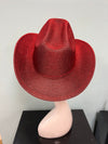JESSIE Shiny Cowboy Hat Red