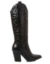ARIZONA/2025
- Black Vegan Leather
- Knee High Cowboy Boot
- Western Styling with Stitching Detail
- Inner Half Zipper Closure
- Pointy Toe
- Cone Block Heel, Approx. 3"