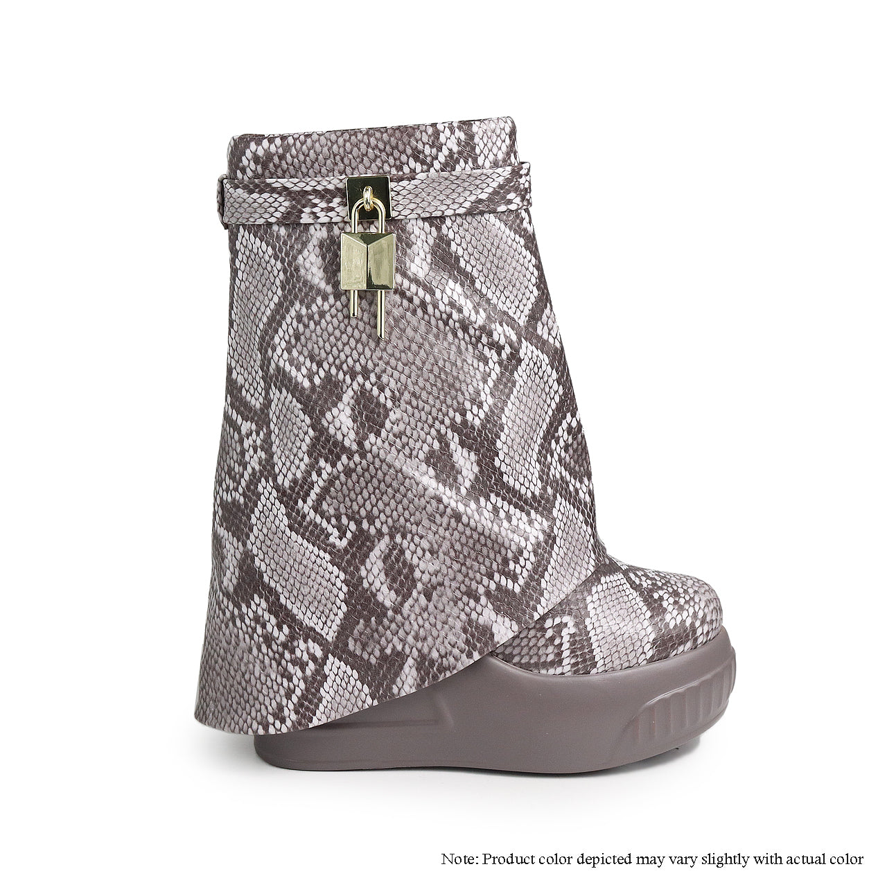 BROOK-1 Python Snake Grey - ShoeNami