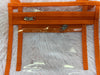 DOLLY CROSS BODY BAG CLEAR AND ORANGE