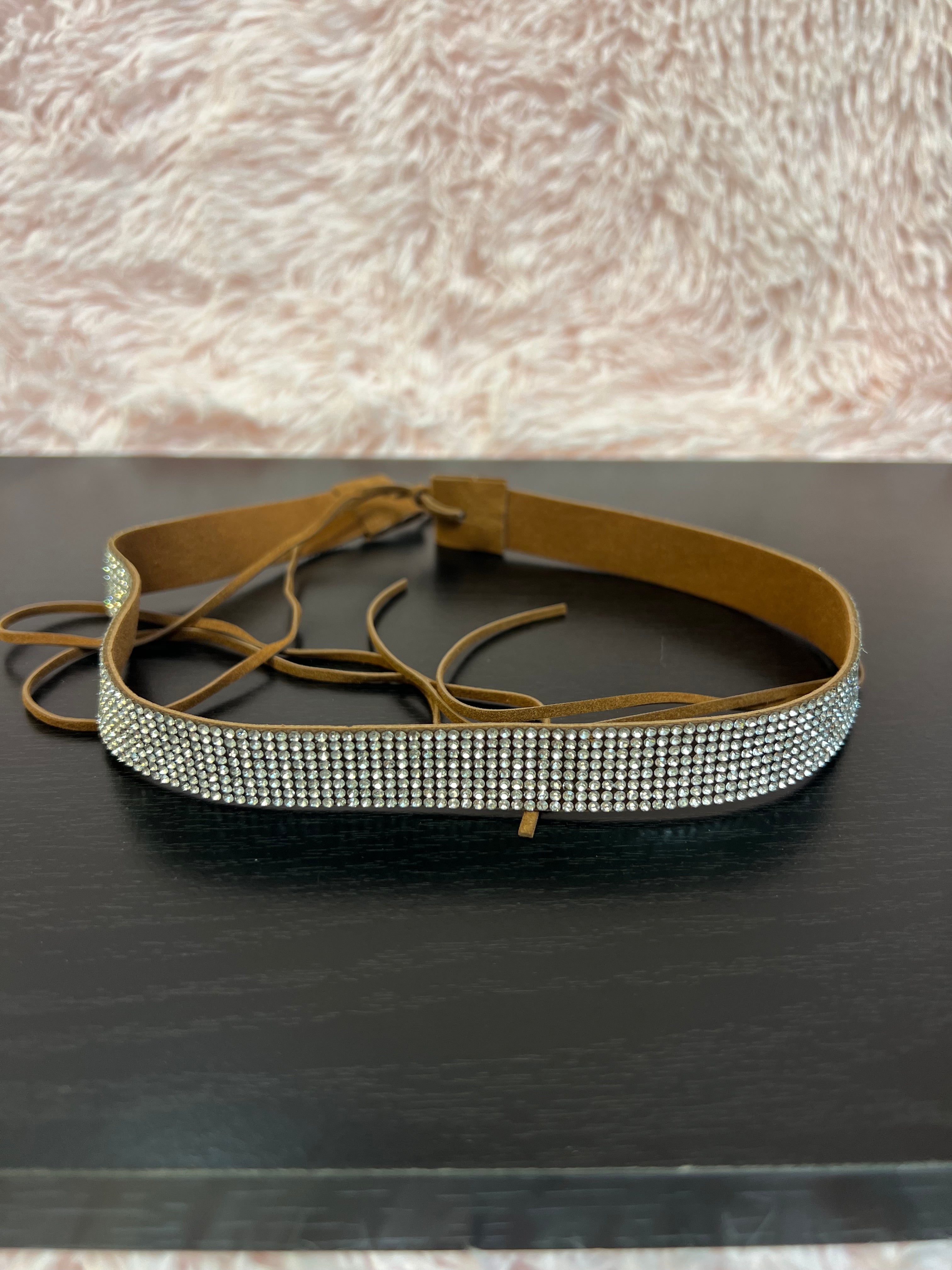 BLING HAT BAND CLEAR, band only
