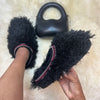 Wild Diva COOLIO-02 Black
- Black Faux Fur / Shearling
- Cozy Slip-On Slippers
- Stitching Detail
- Also Available in Camel, White
- Whole Sizes Only
