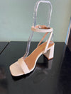 INES-5
- White Faux Leather
- Block Heel
- Ankle Strap