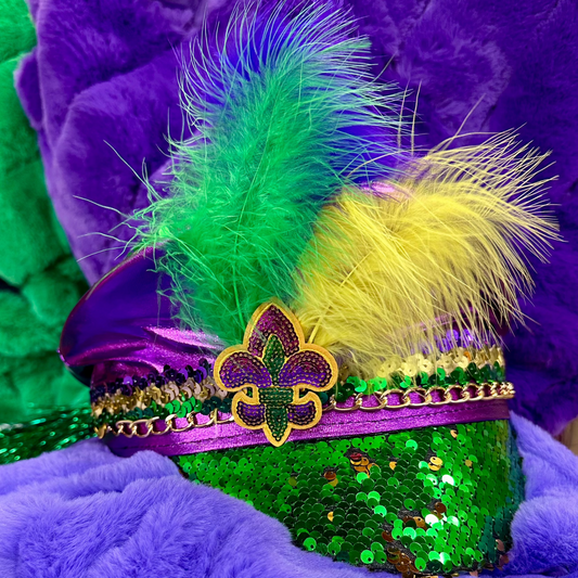 CAPTAIN'S HAT 2026 Mardi Gras Sequin