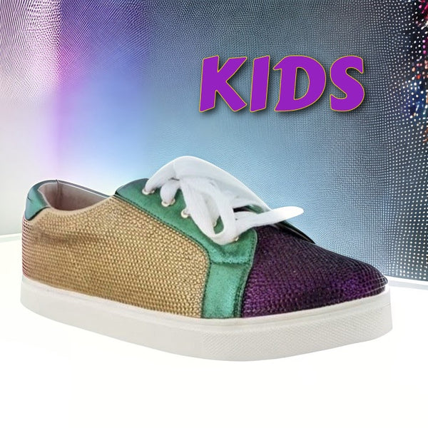 KIDS PAULINE-8K Mardi Gras Multi - ShoeNami